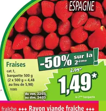 Norma Fraises offre