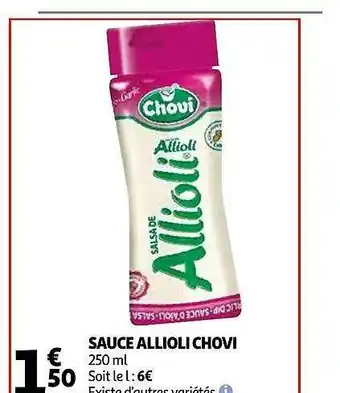 Auchan Sauce Allioli Chovi offre