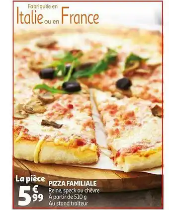 Auchan Pizza Familiale offre