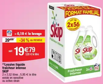 Migros (1)Lessive liquide fraîcheur intense offre