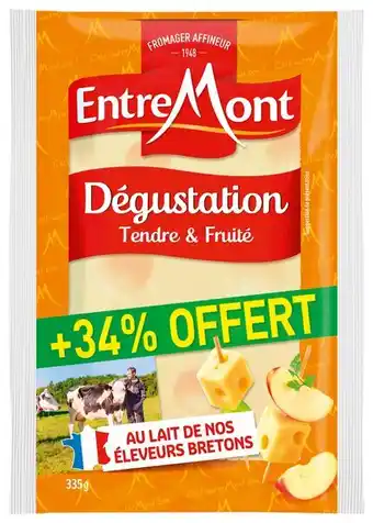 Carrefour ENTREMONT Emmental Dégustation Tendre & Fruité offre