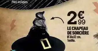 Centrakor Le Chapeau De Sorcière offre