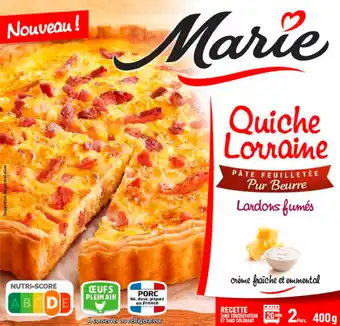 Carrefour MARIE Quiche Lorraine offre