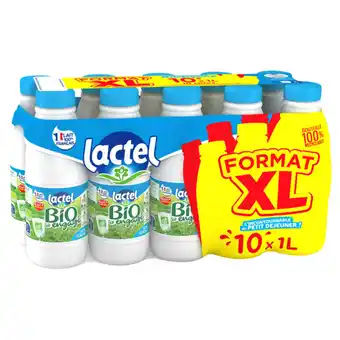 Carrefour LACTEL Lait U.H.T. Bio demi-écrémé offre