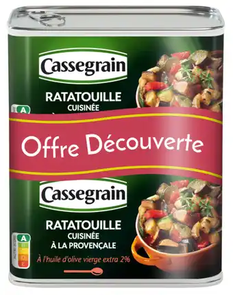 Carrefour CASSEGRAIN Ratatouille cuisinée à la Provençale Offre Découverte offre
