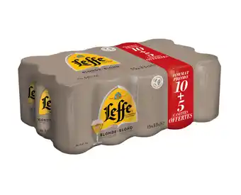 Carrefour LEFFE Bière blonde Format Promo offre