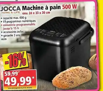 Machine à Pain 500w Jocca Home & Life
