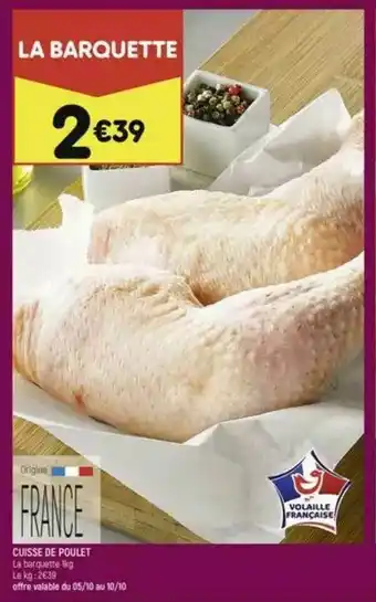 Leader Price Cuisse De Poulet offre