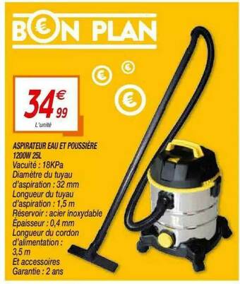 Netto Aspirateur Eau Et Poussière offre