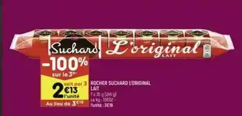 Leader Price Rocher Suchard L'original Lait offre