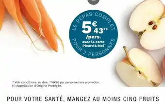 Le Repas Complet Pour 2 Personnes