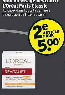 Soin Du Visage Revitalift L'oréal Paris Classic