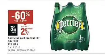 Eau Minérale Naturelle Gazeuse Perrier