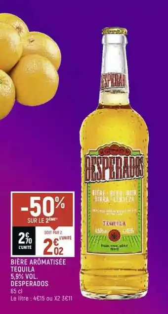 Casino Shop Bière Arômatisée Tequila 5,9% Vol. Desperados offre