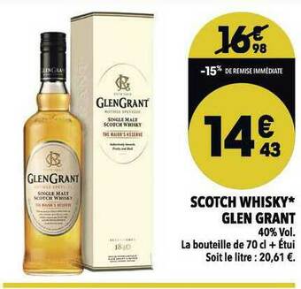 Scotch Whisky Glen Grant