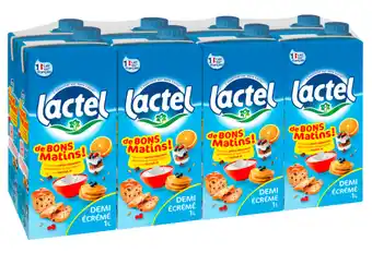 Carrefour Market LACTEL Lait U.H.T. demi-écrémé De Bons Matins ! offre