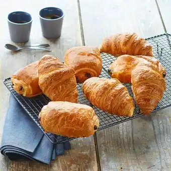 Carrefour Market 4 Croissants + 4 Pains au chocolat pur beurre (j) offre