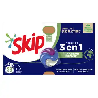 Carrefour Market SKIP Lessive capsules 3 en 1 offre