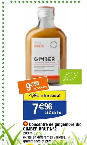 Migros Concentré de gingembre Bio offre