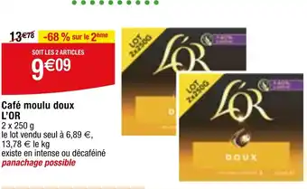 Migros Café moulu doux L'OR offre