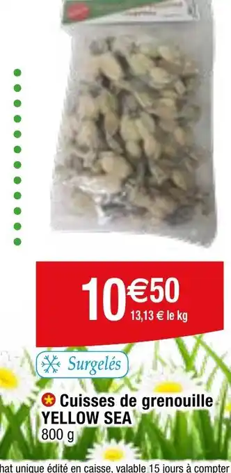 Migros Cuisses de grenouille YELLOW SEA offre