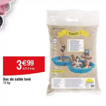 Migros Sac de sable lavé 15 kg offre