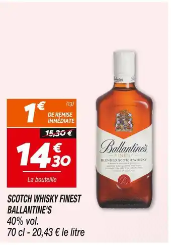 Netto BALLANTINE'S SCOTCH WHISKY FINEST offre