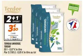 Netto TERDOR TERREAU UNIVERSEL offre