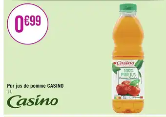 Géant Casino CASINO Pur jus de pomme offre