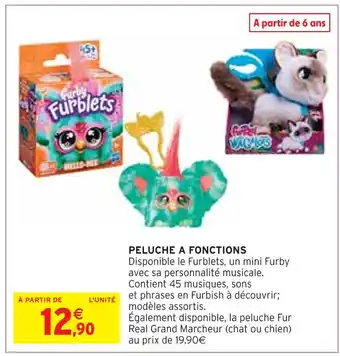 Intermarché furby PELUCHE A FONCTIONS offre