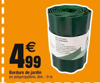 Cora x Carrefour Bordure de jardin offre