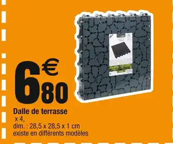 Dalle de terrasse
