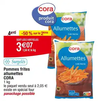 Cora CORA Pommes frites allumettes offre