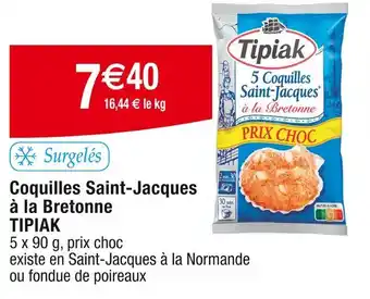 Cora TIPIAK Coquilles Saint-Jacques à la Bretonne offre