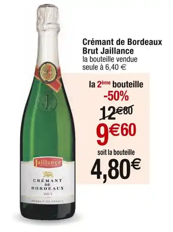 Cora x Carrefour Jaillance Crémant de Bordeaux Brut offre