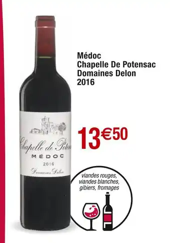 Chapelle De Potensac Médoc Domaines Delon 2016