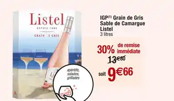 Listel IGP Grain de Gris Sable de Camargue