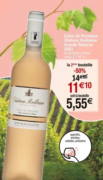 Cora x Carrefour Château Reillanne Côtes de Provence Grande Réserve 2023 offre