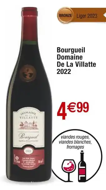 Cora x Carrefour Domaine De La Villatte Bourgueil 2022 offre