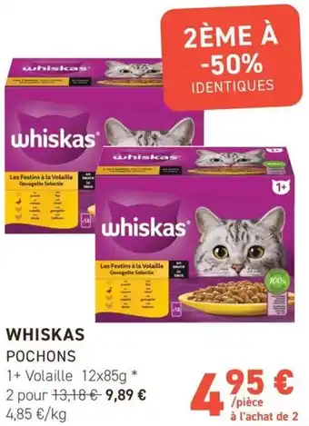 Tom&Co WHISKAS POCHONS offre