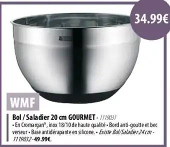 Cuisine Plaisir Bol/Saladier 20 cm GOURMET - 1119031 offre