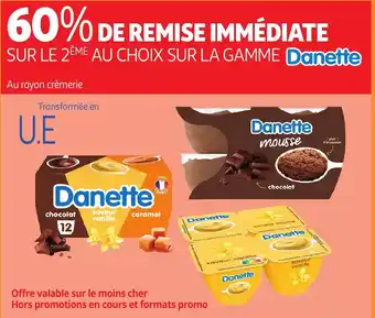 Auchan SUR LA GAMME Danette offre