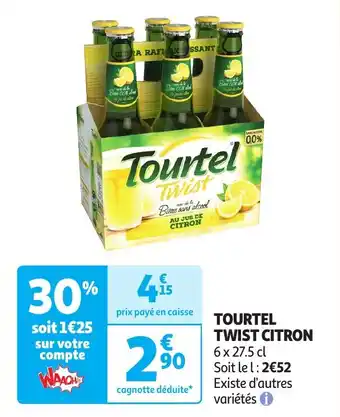 Auchan TOURTEL TWIST CITRON offre