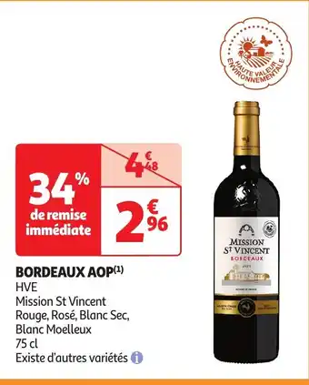 Auchan BORDEAUX AOP(¹) offre