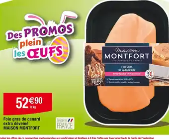 Cora x Carrefour Foie gras de canard extra déveiné offre