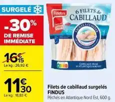 Carrefour Cabillaud offre