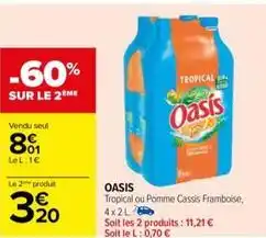 Carrefour Boisson aux fruits offre