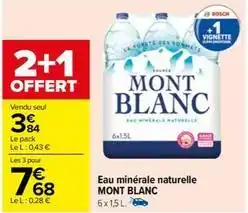 Carrefour Eau offre