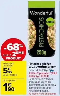 Carrefour Market Pistaches offre