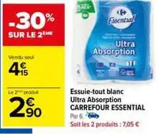 Carrefour Essuie tout offre